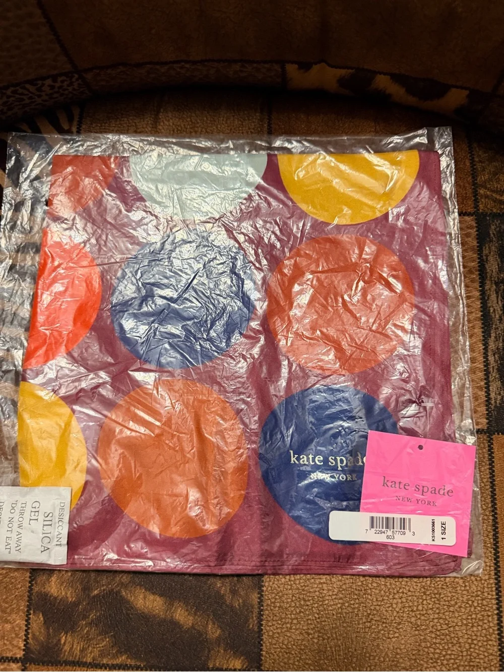 New! In Original Packaging Kate Spade Multicolor Polka Dot (Dottie) Scarf